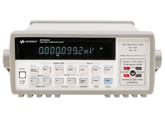 是德 keysight 34420A 微欧表，7 ½ 位